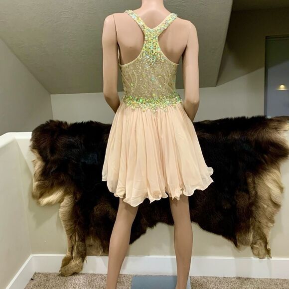 New Shinny  beads And Sequins Party Dress - Picture 7 of 8